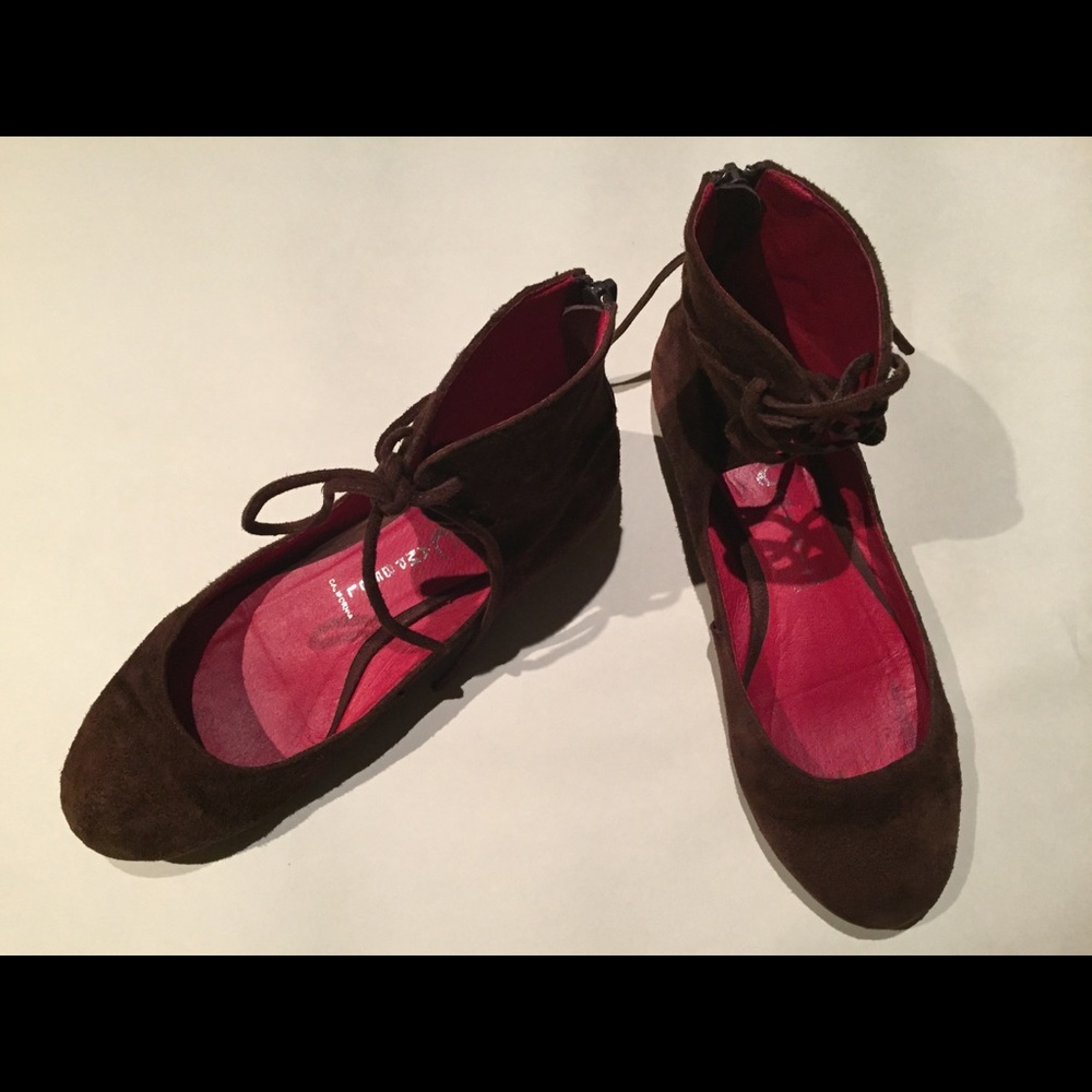 Jeffrey Campbell boho fringe flats